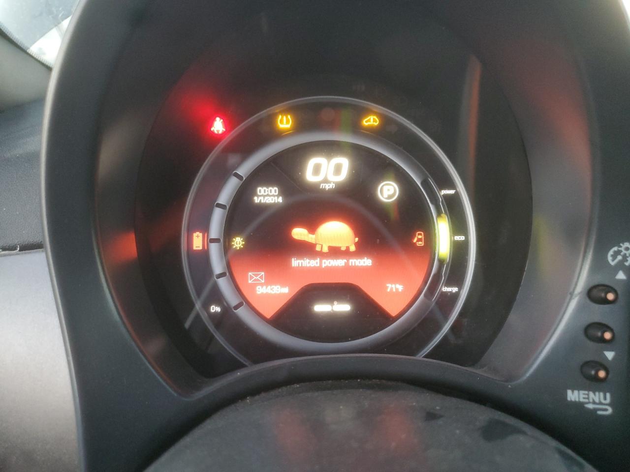 2015 Fiat 500 Electric VIN: 3C3CFFGE7FT520051 Lot: 80852455