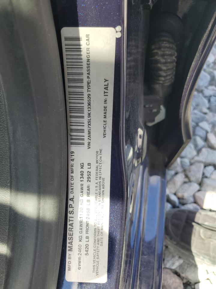 2019 Maserati Ghibli Luxury VIN: ZAM57XSL9K1336529 Lot: 70534905