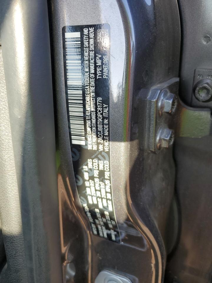 2016 Jeep Renegade Latitude VIN: ZACCJBBT9GPC81779 Lot: 81456245