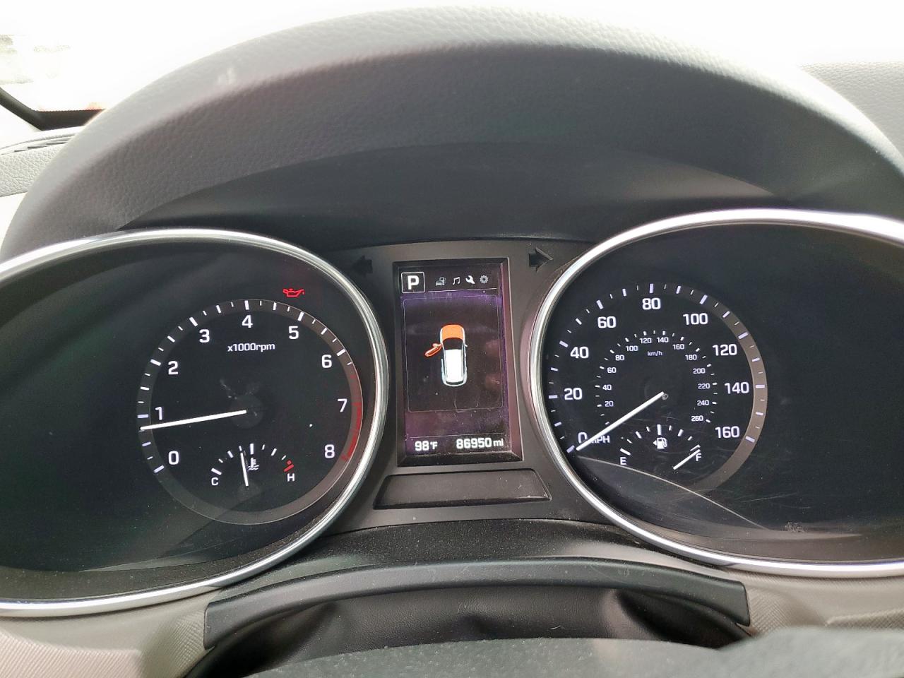 2017 Hyundai Santa Fe Se VIN: KM8SN4HF9HU192383 Lot: 81261855