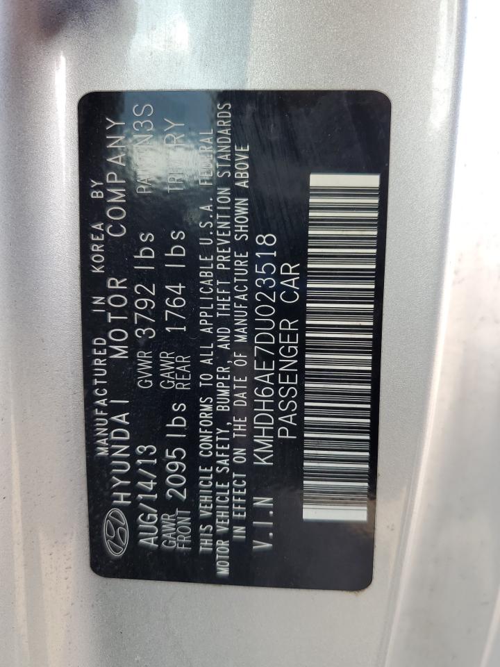 2013 Hyundai Elantra Coupe Gs VIN: KMHDH6AE7DU023518 Lot: 81605355