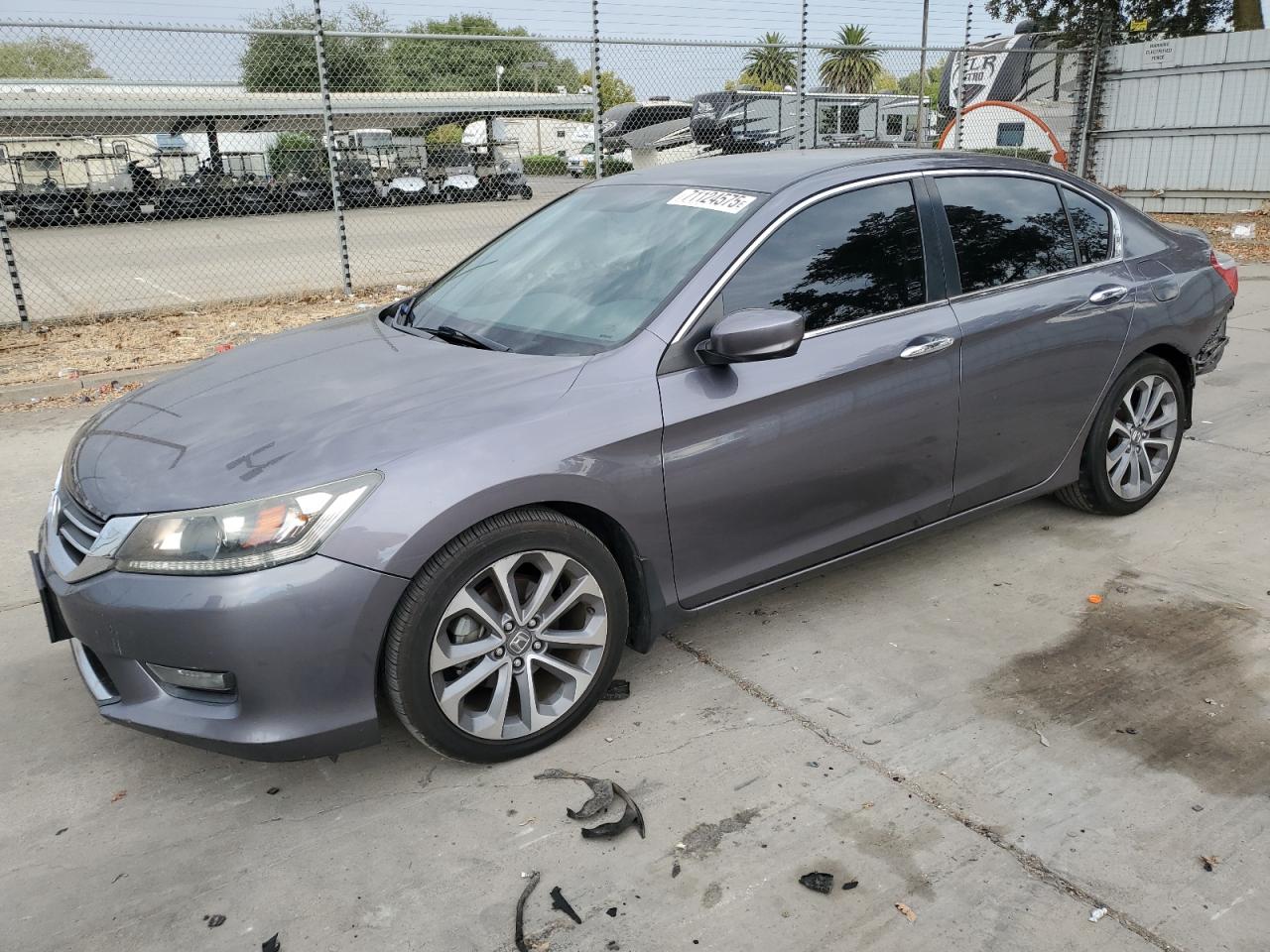 2015 Honda Accord grey  Gasoline 1HGCR2F50FA142743 photo #1