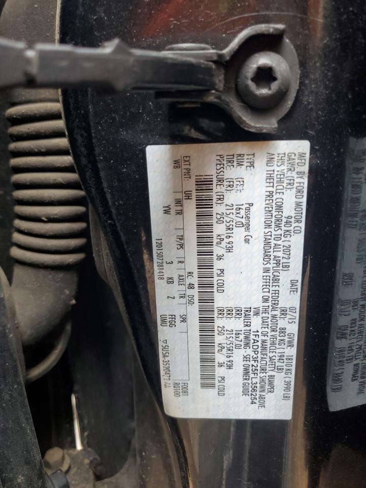 2015 Ford Focus Se VIN: 1FADP3F25FL356254 Lot: 81451005