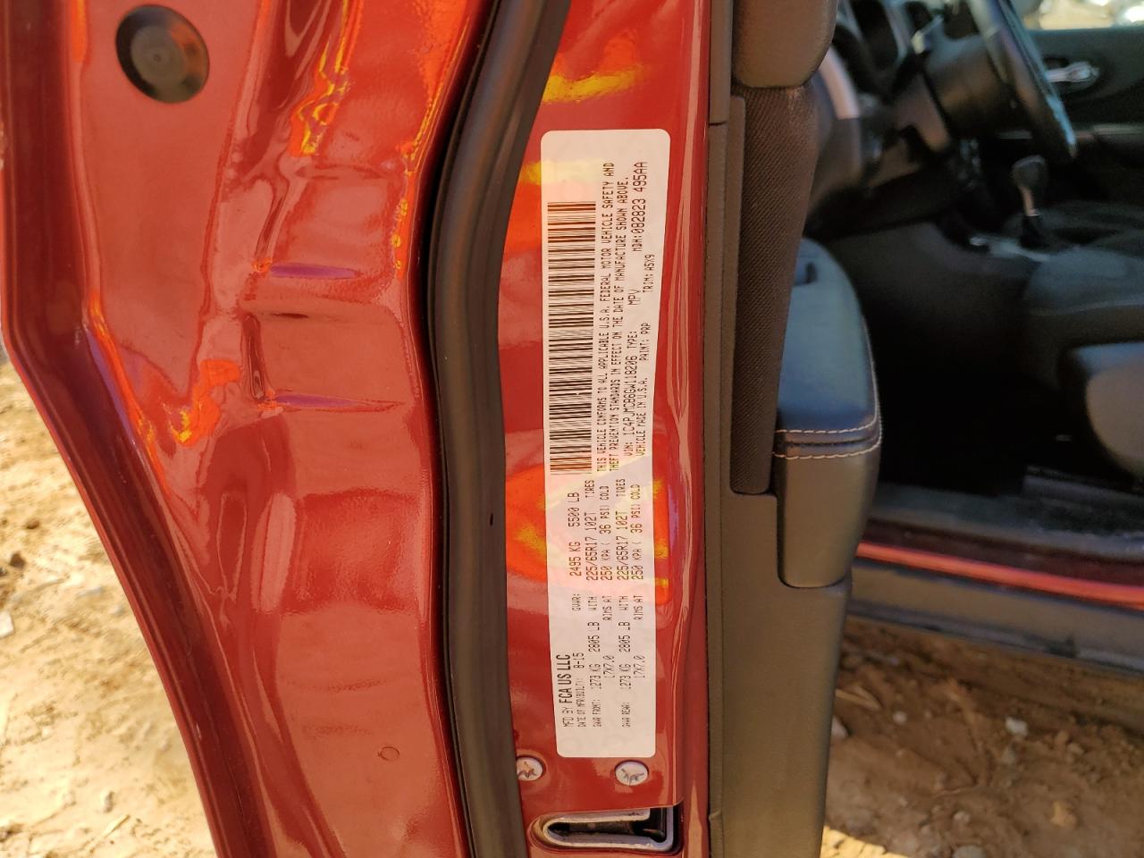 2016 Jeep Cherokee Latitude VIN: 1C4PJMCB6GW118206 Lot: 81749365