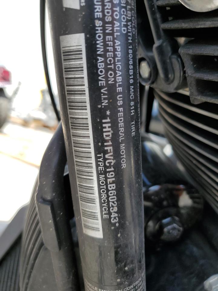 2020 Harley-Davidson Flht VIN: 1HD1FVC19LB602343 Lot: 81518225