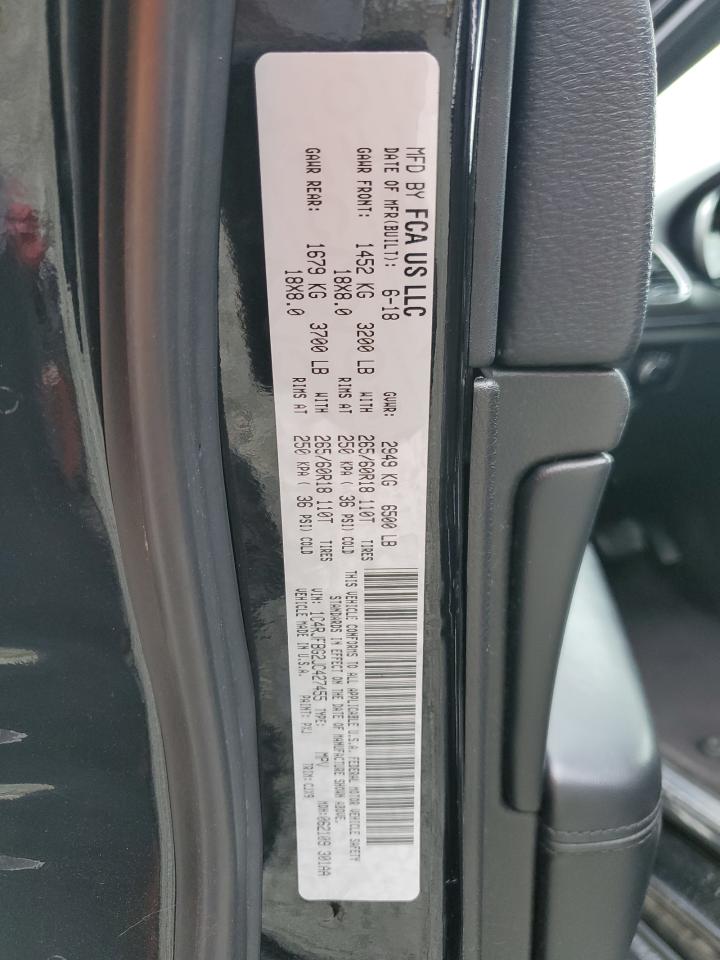 2018 Jeep Grand Cherokee Limited VIN: 1C4RJFBG2JC427455 Lot: 81007185