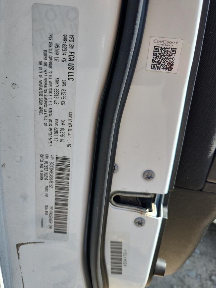 2016 Dodge Charger Sxt VIN: 2C3CDXHGXGH186152 Lot: 80436485