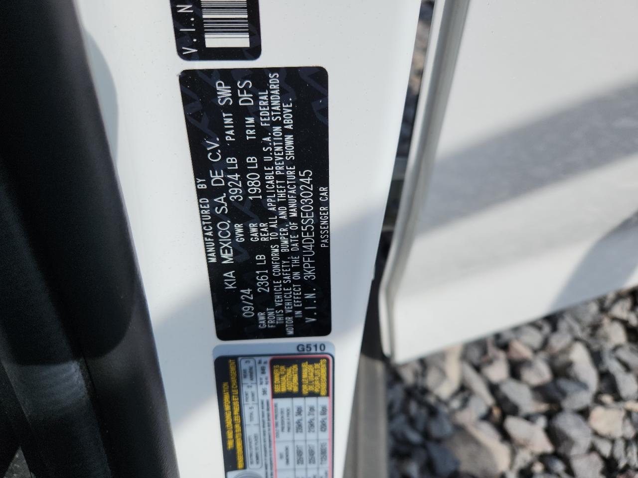 2025 Kia K4 Ex VIN: 3KPFU4DE5SE030245 Lot: 81679895