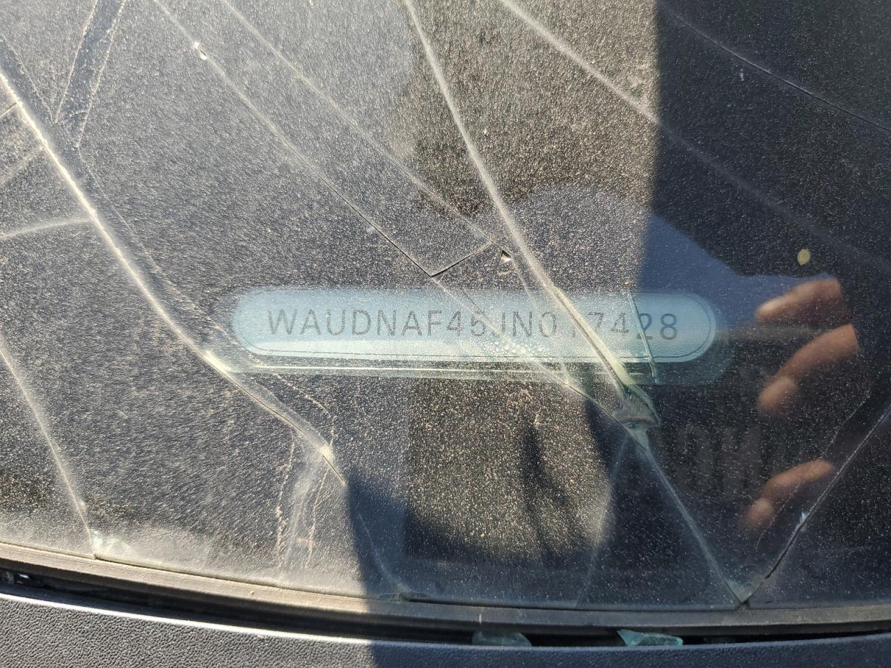 2018 Audi A4 Premium VIN: WAUDNAF45JN017428 Lot: 70847215