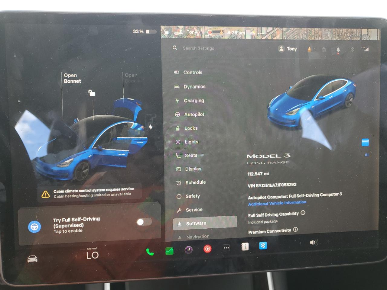 2018 Tesla Model 3 VIN: 5YJ3E1EA7JF058292 Lot: 71261025