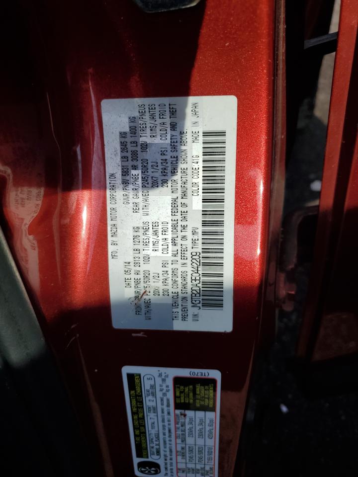 2014 Mazda Cx-9 Grand Touring VIN: JM3TB2DA3E0442209 Lot: 81158795