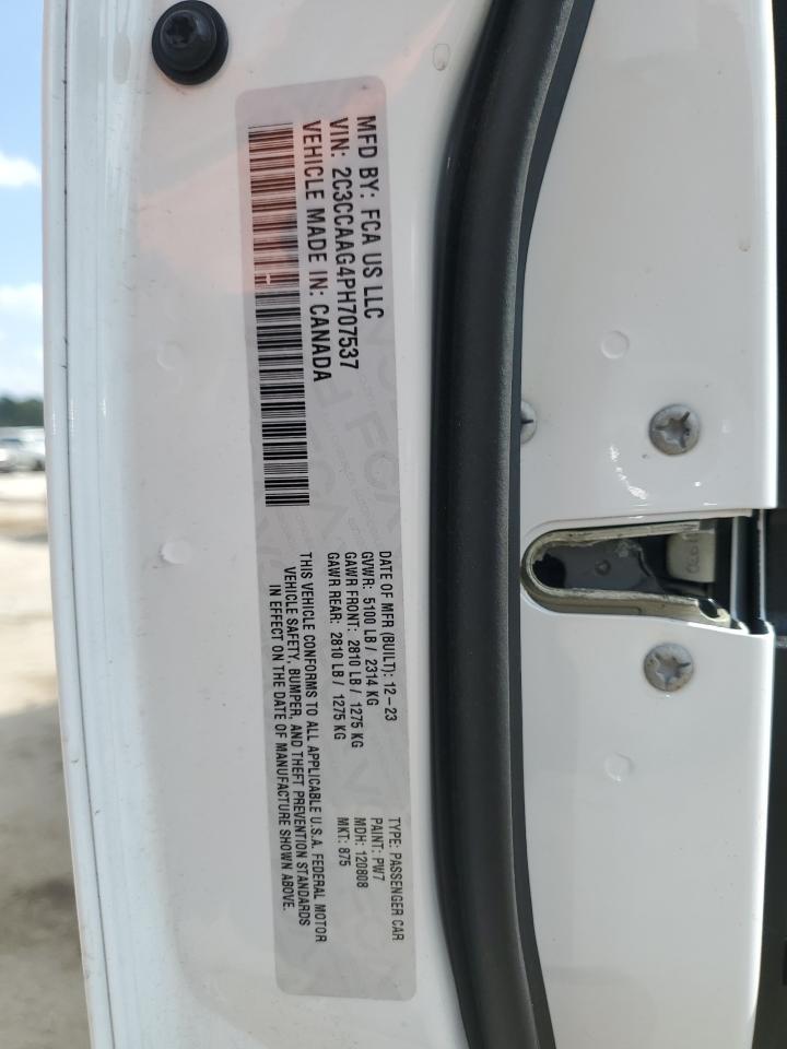 2023 Chrysler 300 Touring VIN: 2C3CCAAG4PH707537 Lot: 81376695