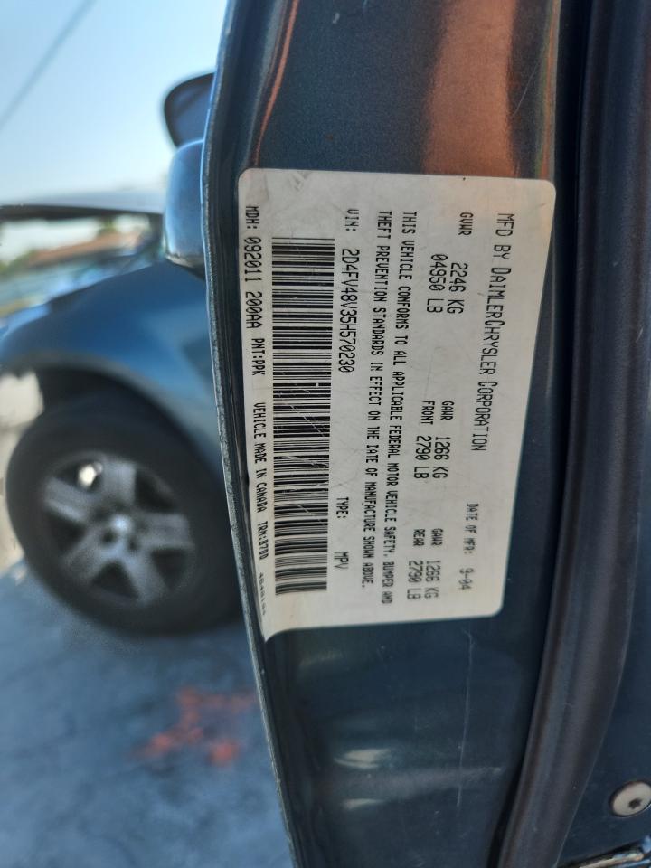 2005 Dodge Magnum Sxt VIN: 2D4FV48V35H570230 Lot: 80493115