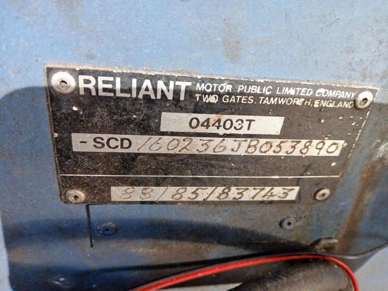 1988 RELIANT RIALTO SAL