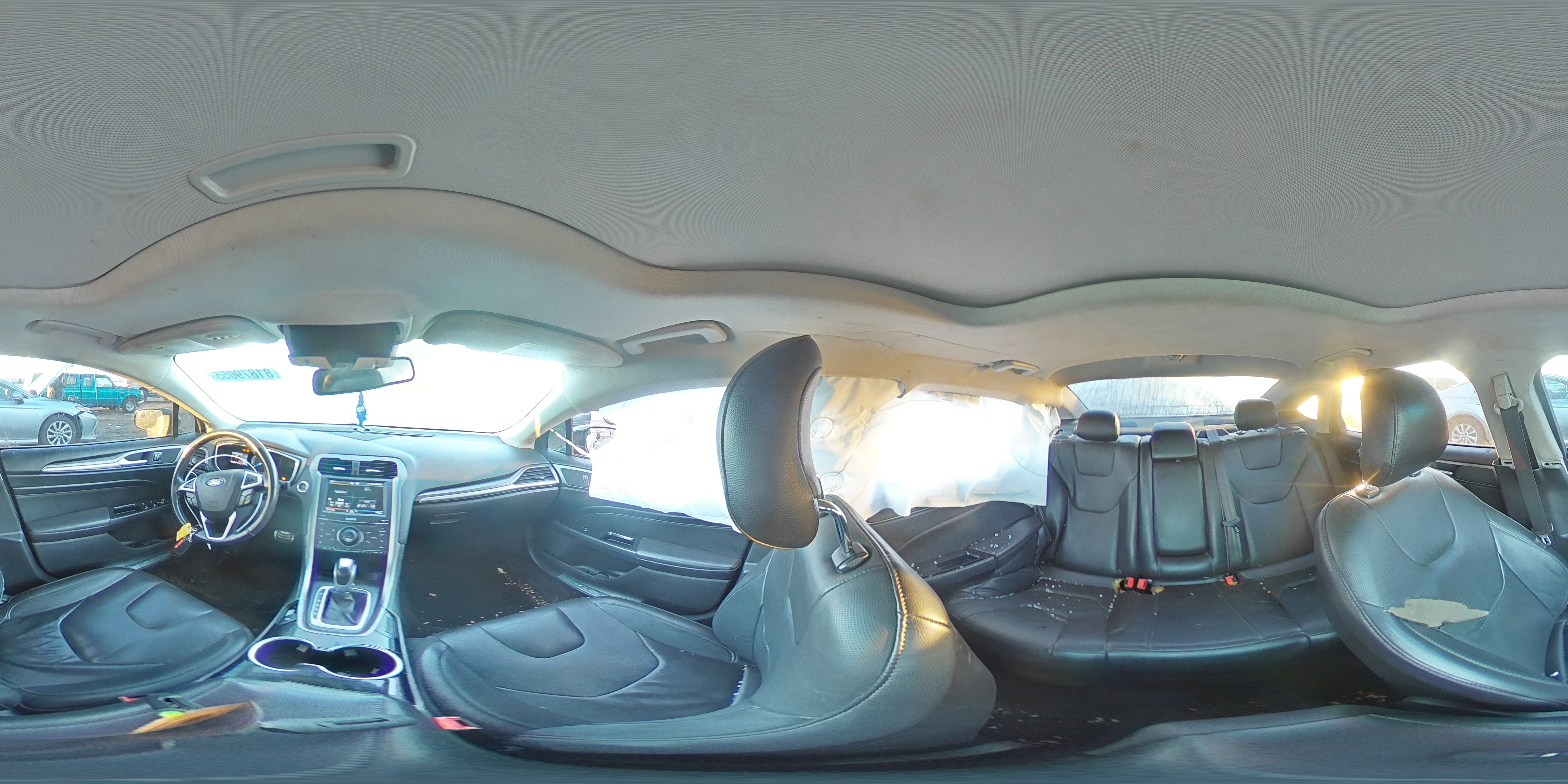 2014 Ford Fusion Titanium VIN: 3FA6P0D95ER292756 Lot: 81879055