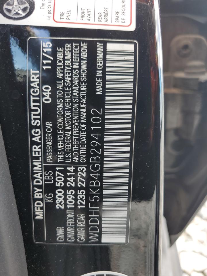 2016 Mercedes-Benz E 350 VIN: WDDHF5KB4GB294102 Lot: 80778755