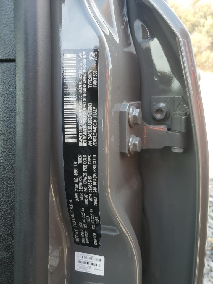 2020 Jeep Renegade Sport VIN: ZACNJBAB6LPL99863 Lot: 70943805