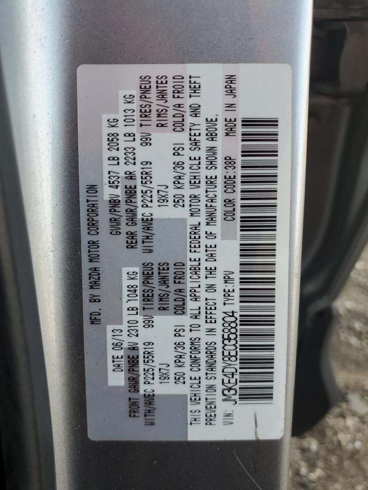 2014 Mazda Cx-5 Gt VIN: JM3KE4DY8E0358804 Lot: 81595305