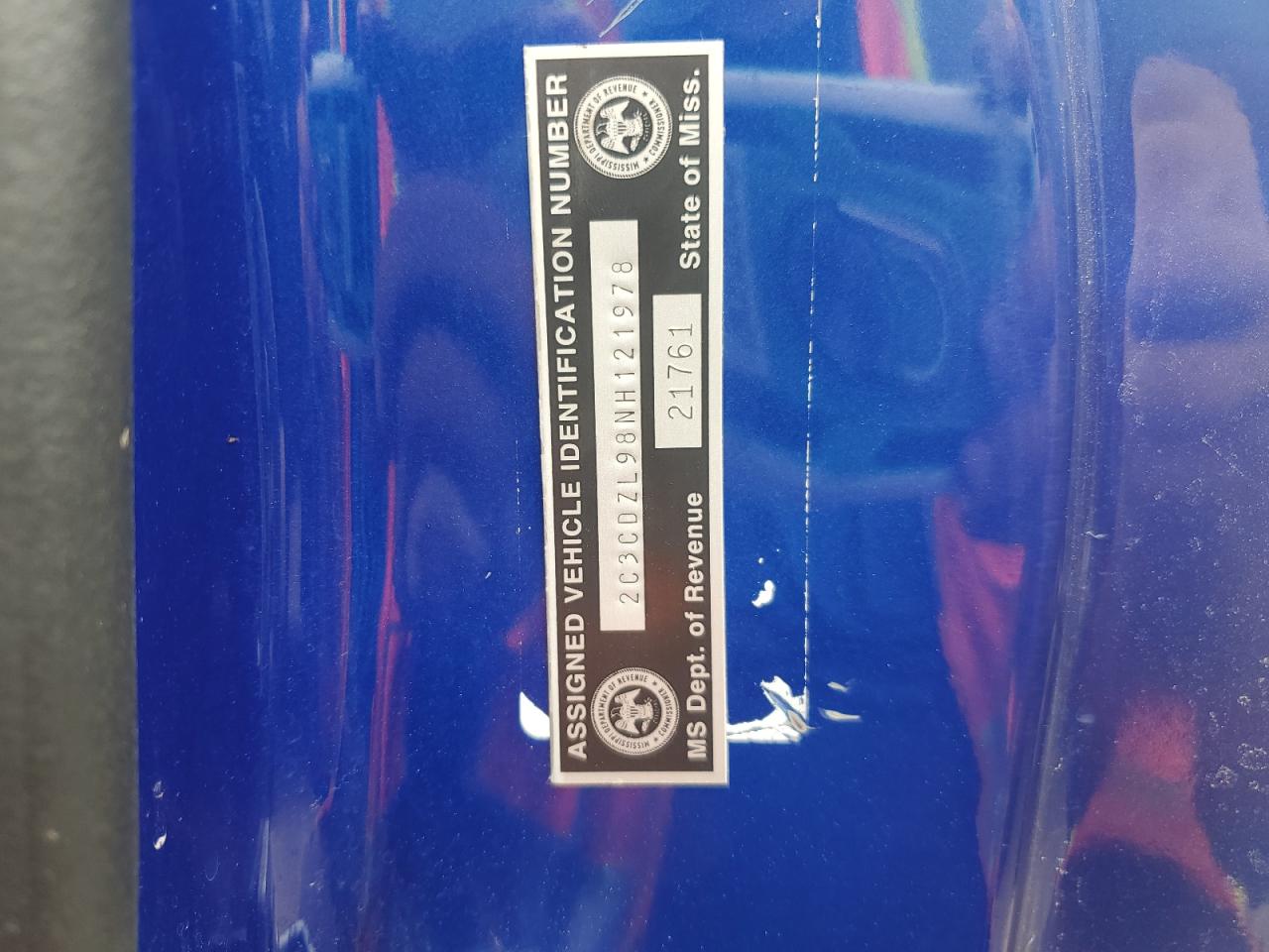 2022 Dodge Challenger Srt Hellcat Redeye VIN: 2C3CDZL98NH121978 Lot: 68355495