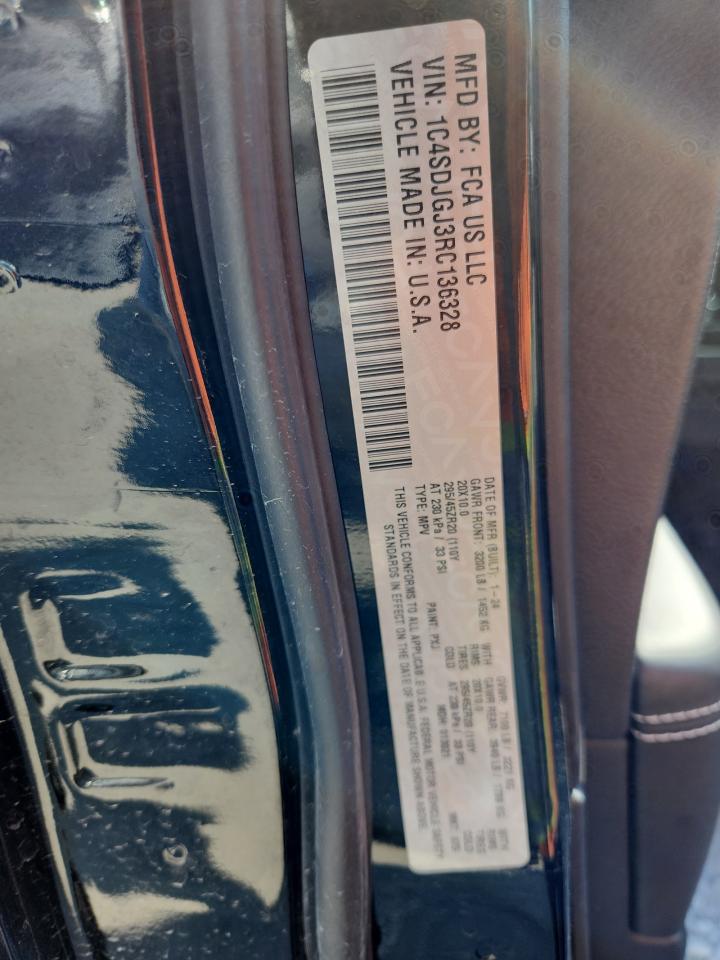 2024 Dodge Durango Srt 392 VIN: 1C4SDJGJ3RC136328 Lot: 80625795