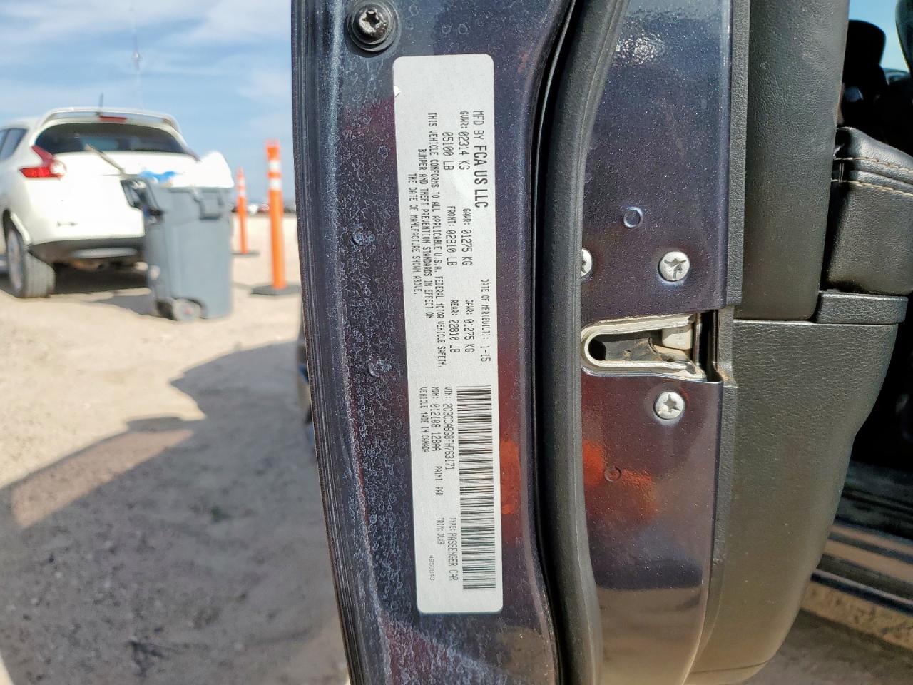 2015 Chrysler 300 S VIN: 2C3CCABG8FH763171 Lot: 71387225