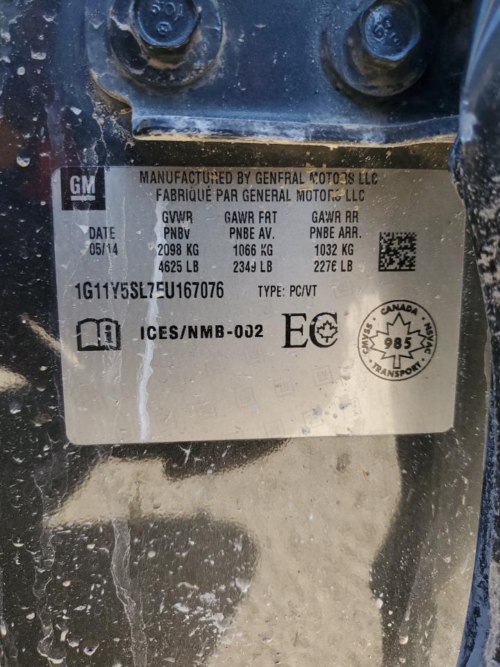 2014 Chevrolet Impala Ls VIN: 1G11Y5SL7EU167076 Lot: 80111785