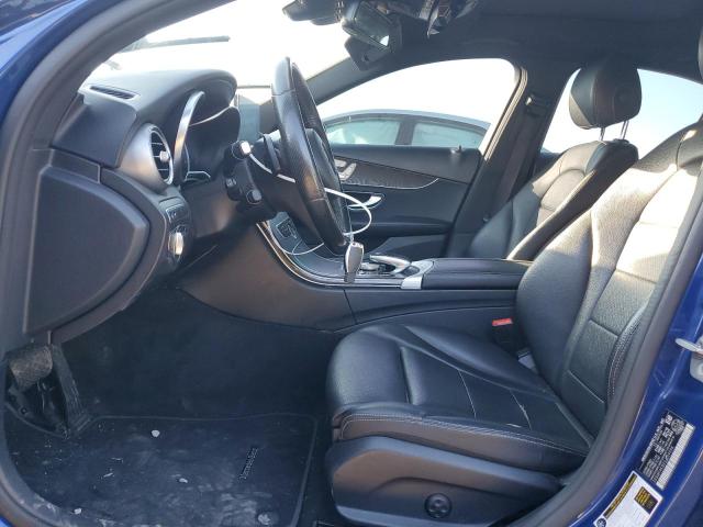  MERCEDES-BENZ C-CLASS 2018 Синий