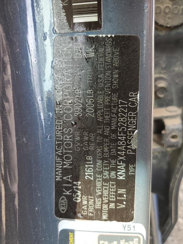 2015 Kia Forte Ex VIN: KNAFX4A84F5282217 Lot: 71949165