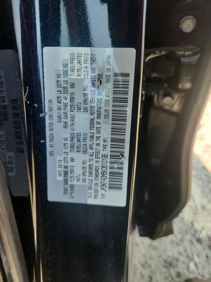 2019 Mazda Cx-5 Grand Touring VIN: JM3KFADM6K0610196 Lot: 81065765