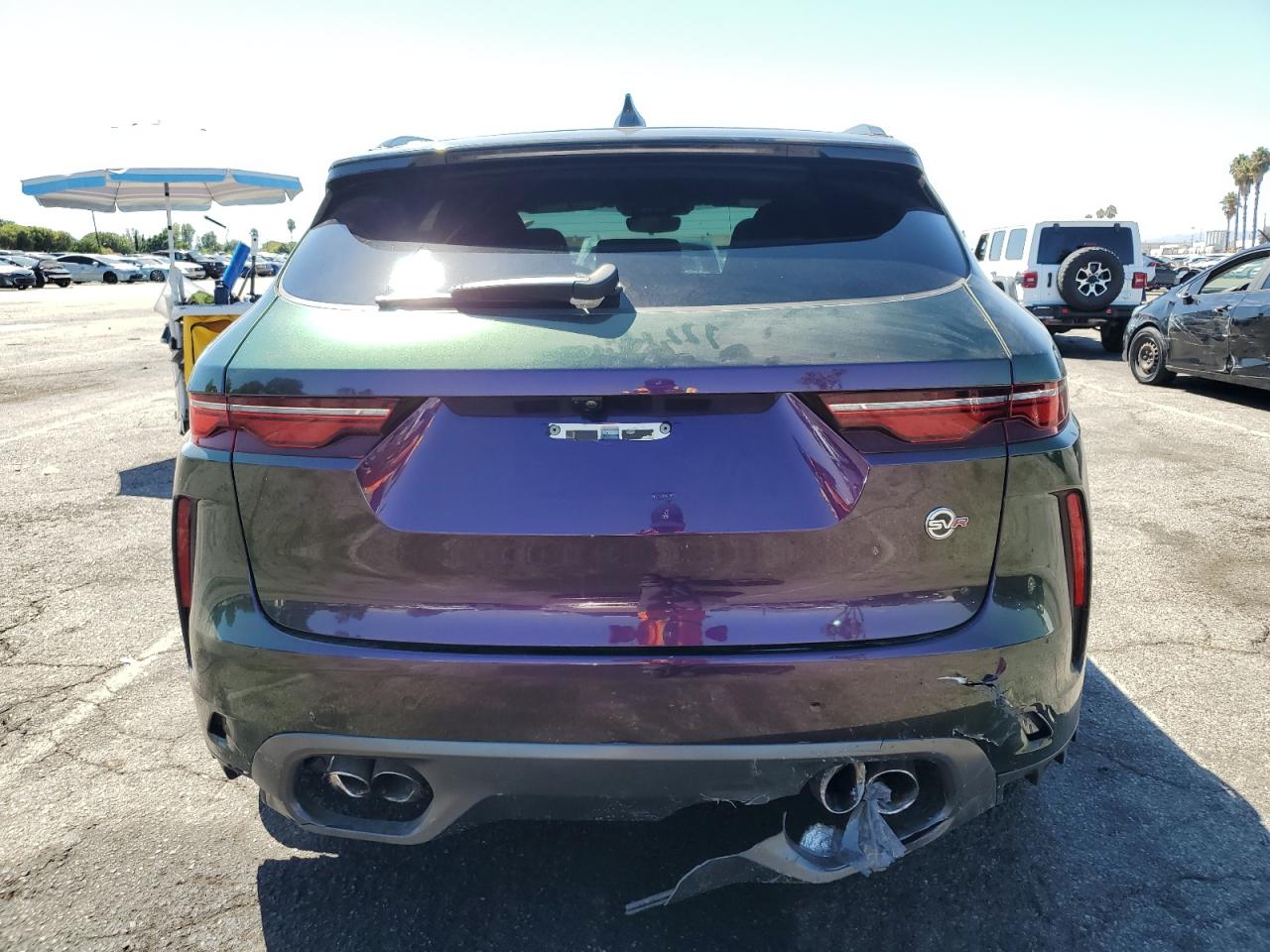 2021 Jaguar F-Pace Svr VIN: SADCZ2EEXMA683364 Lot: 71636175