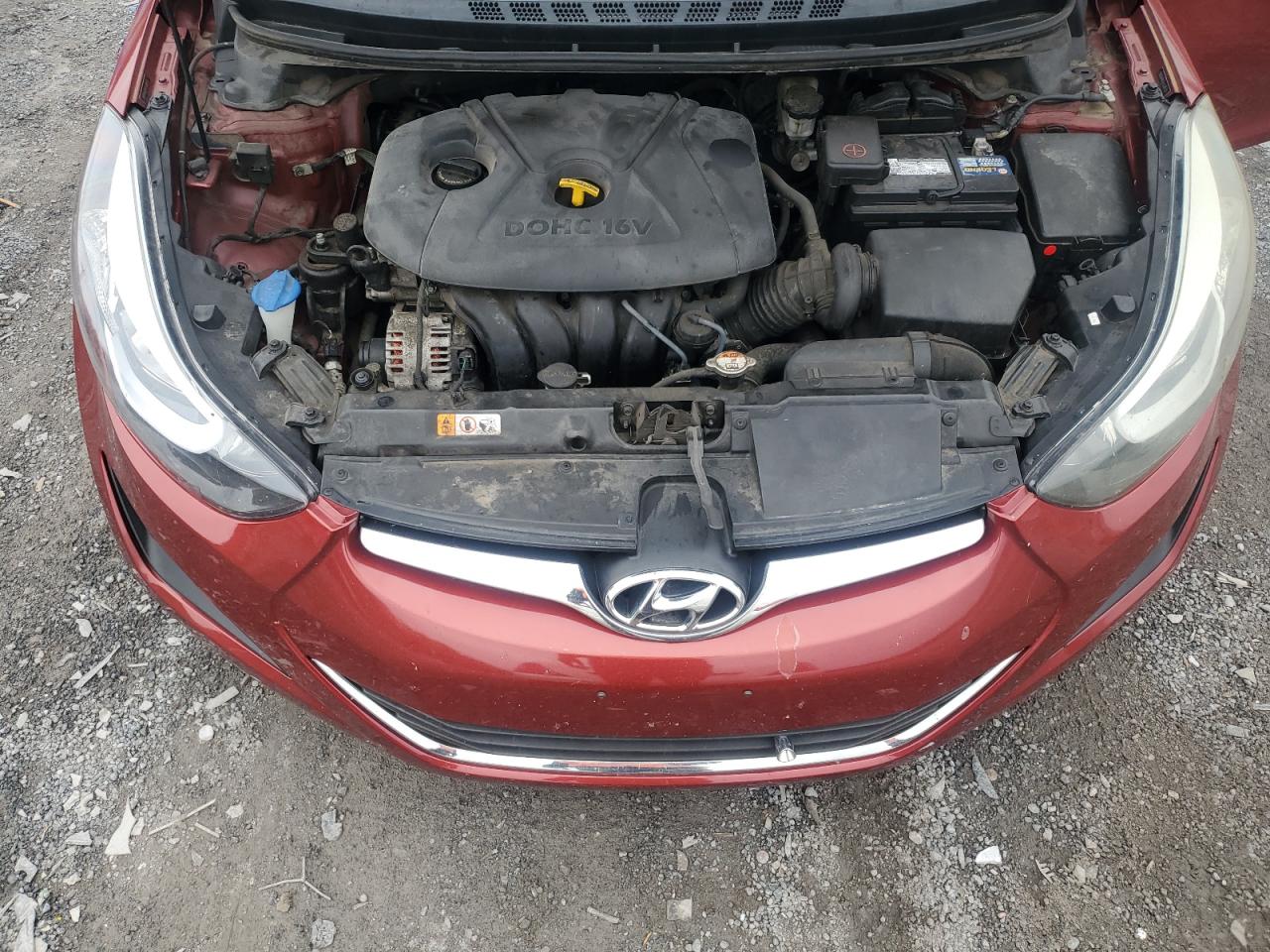 2014 Hyundai Elantra Se VIN: 5NPDH4AEXEH536573 Lot: 81792315