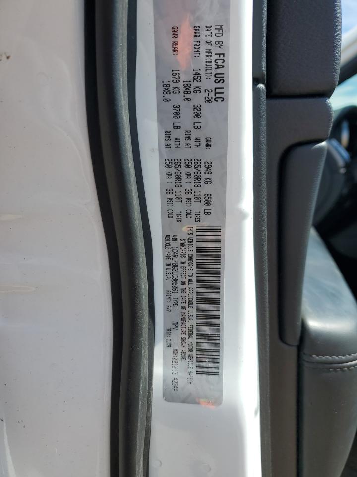 2020 Jeep Grand Cherokee Limited VIN: 1C4RJFBG3LC305061 Lot: 71099285