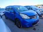 2011 NISSAN NOTE N-TEC  for sale at Copart PETERLEE