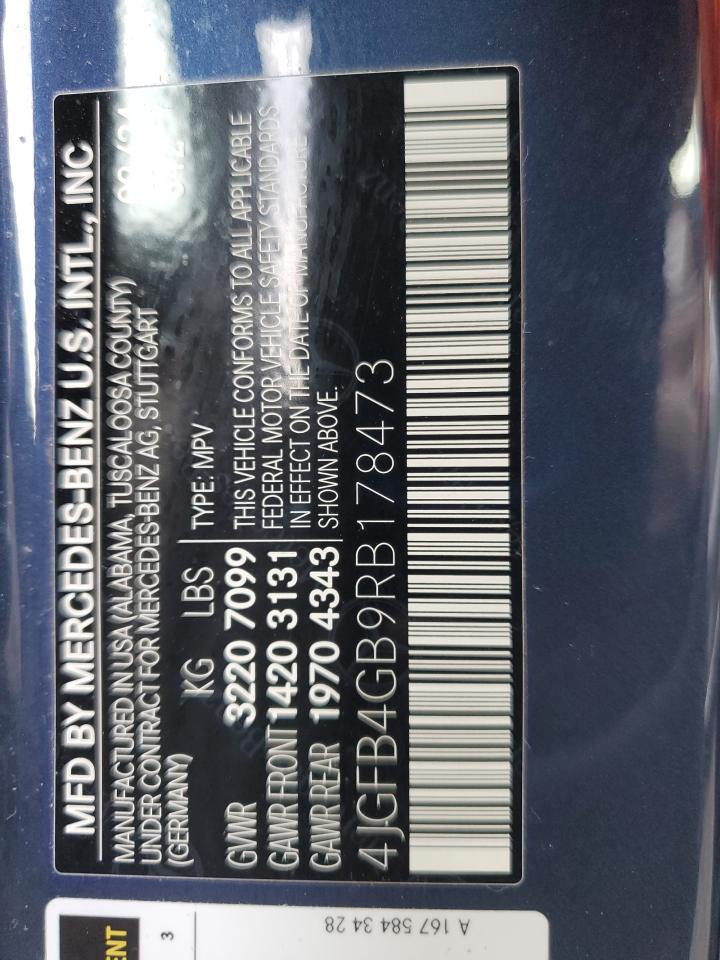 2024 Mercedes-Benz Gle 450E 4Matic VIN: 4JGFB4GB9RB178473 Lot: 84804755