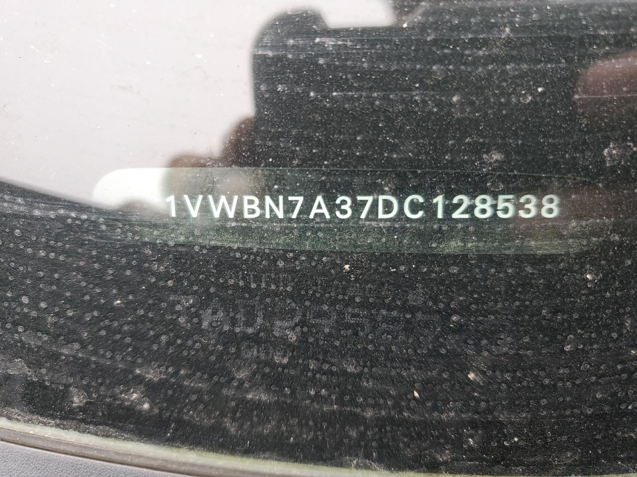2013 Volkswagen Passat Se VIN: 1VWBN7A37DC128538 Lot: 84655865