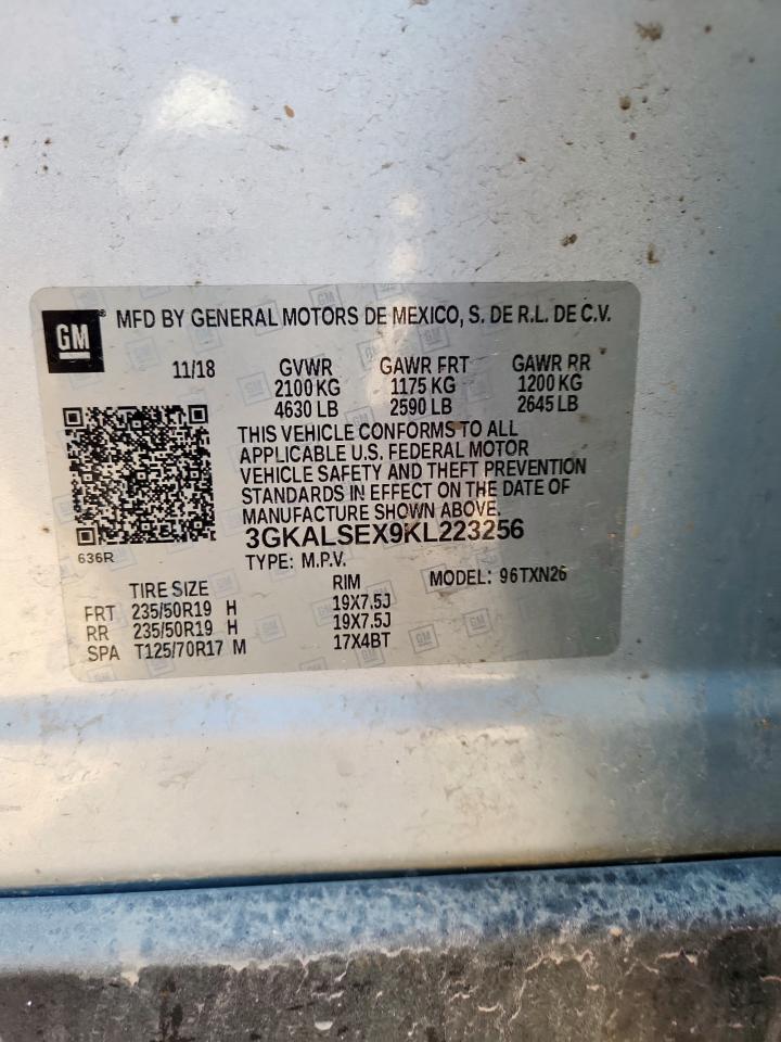 2019 GMC Terrain Denali VIN: 3GKALSEX9KL223256 Lot: 68757165