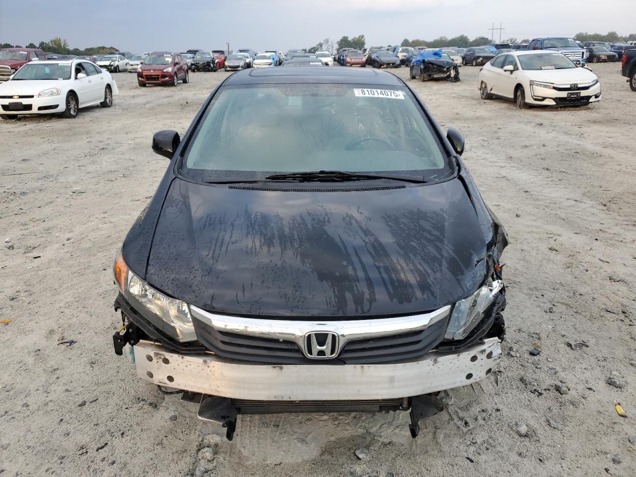 2012 Honda Civic Ex VIN: 19XFB2F83CE391539 Lot: 81014075