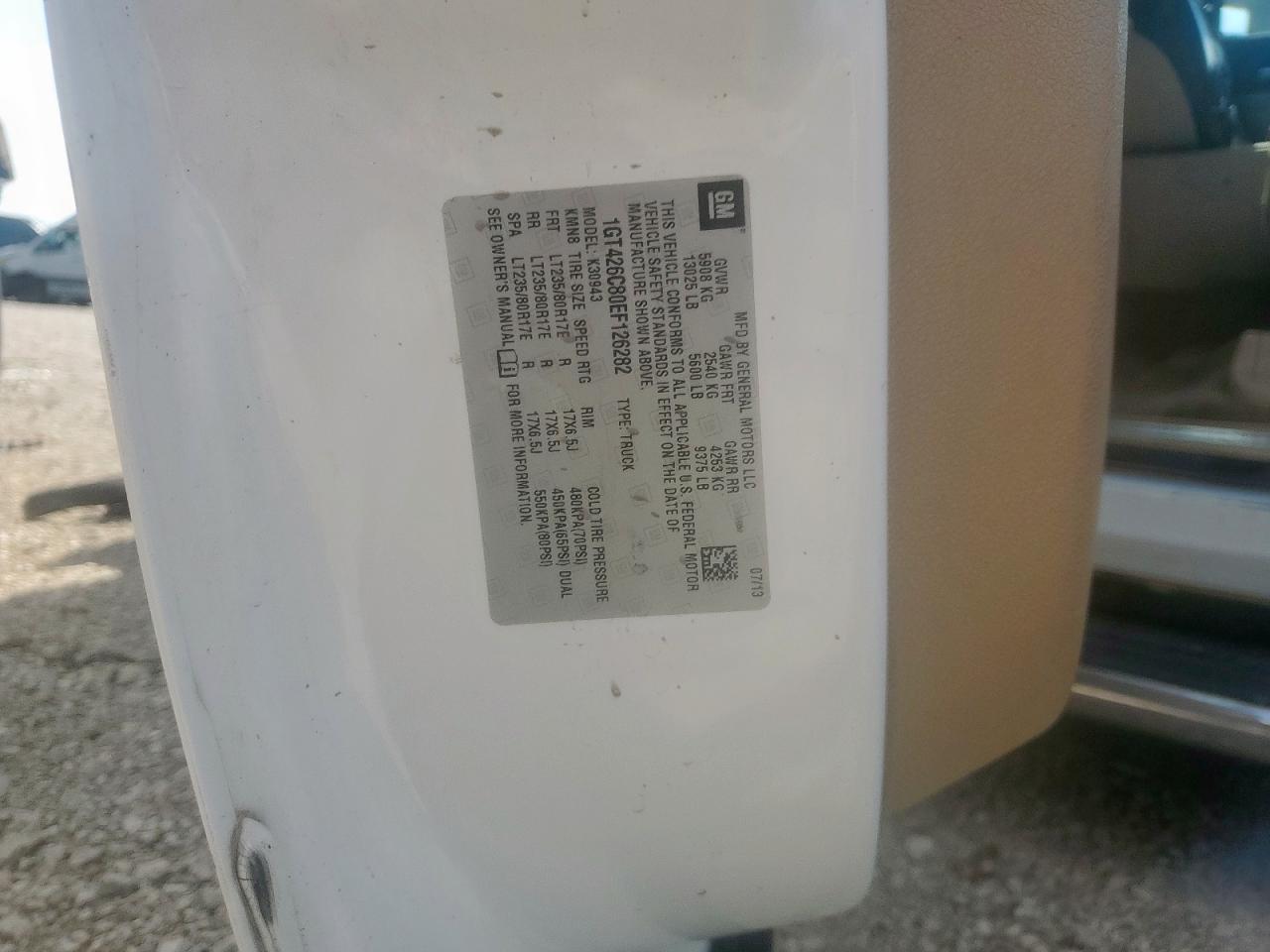 2014 GMC Sierra K3500 Denali VIN: 1GT426C80EF126282 Lot: 84755395