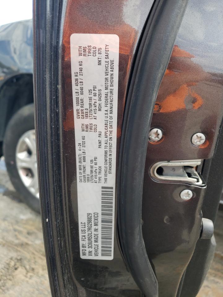 2024 Ram 2500 Big Horn VIN: 3C6UR5DL7RG298829 Lot: 84403985