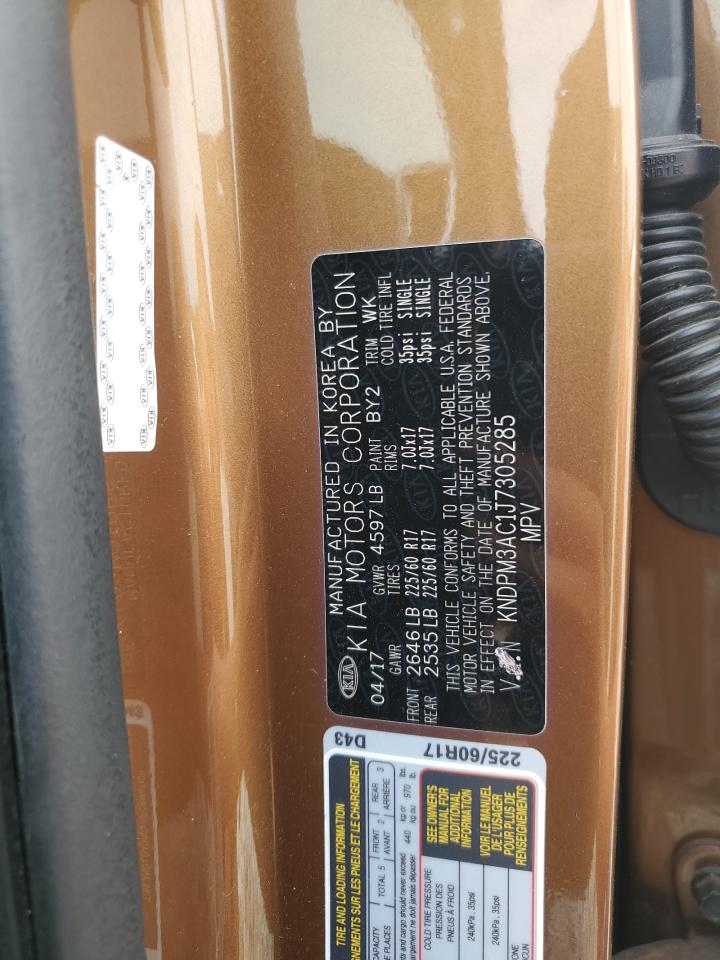 2018 Kia Sportage Lx VIN: KNDPM3AC1J7305285 Lot: 71957955