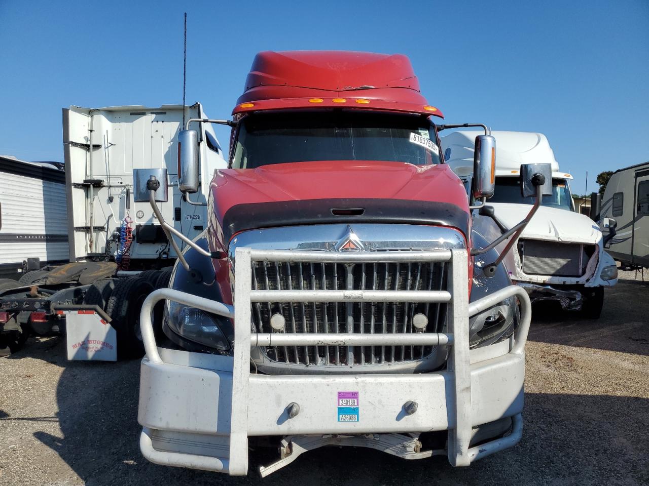 2014 International Prostar Semi Truck VIN: 3HSDJAPRXEN017080 Lot: 81037535