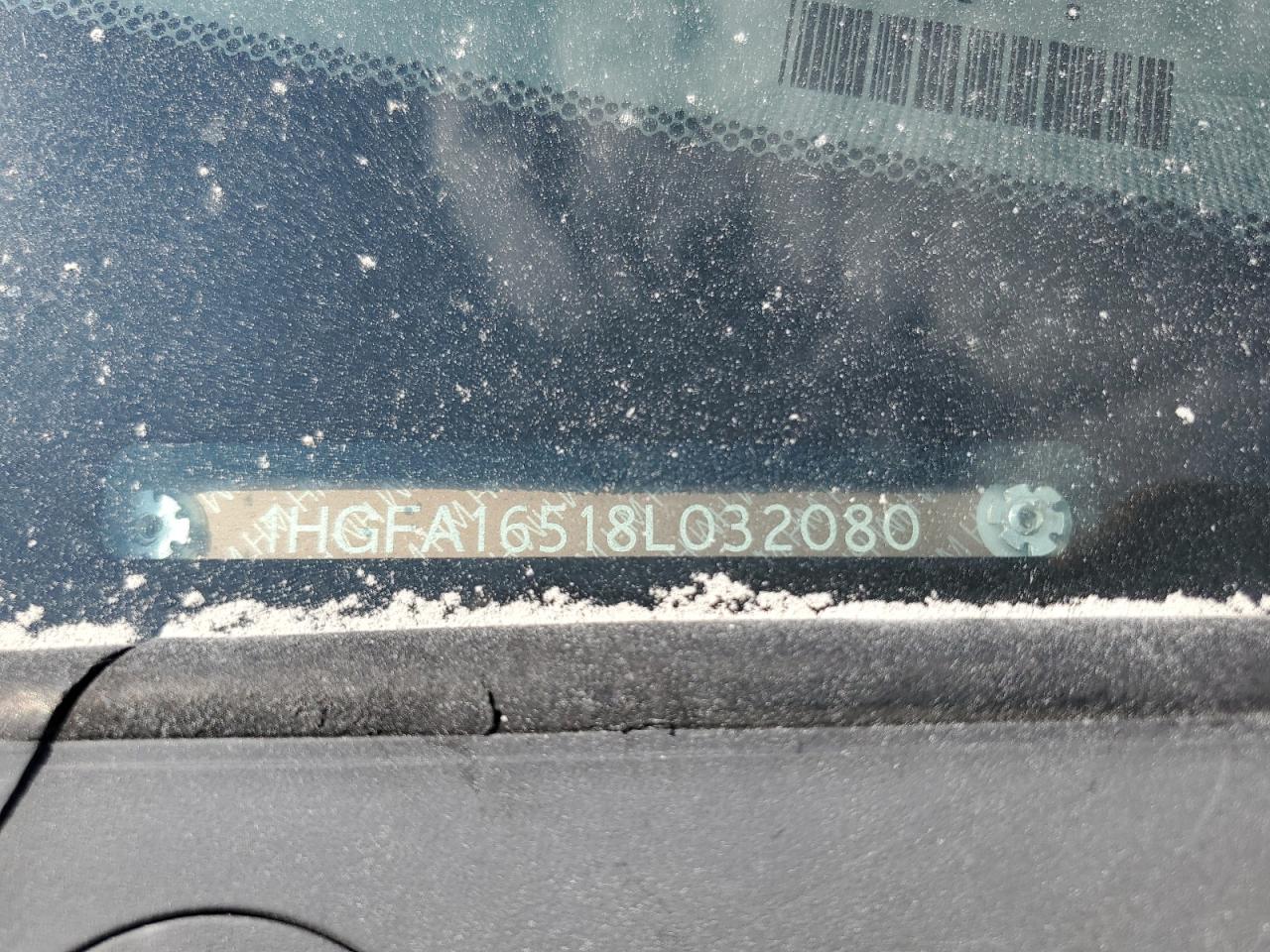 2008 Honda Civic Lx VIN: 1HGFA16518L032080 Lot: 81268235