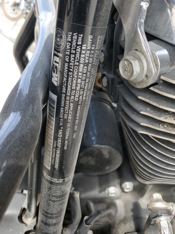 2019 Harley-Davidson Flhxs VIN: 1HD1KRP19KB609398 Lot: 80269515