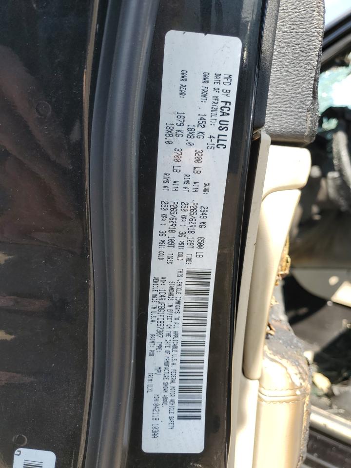 2015 Jeep Grand Cherokee Limited VIN: 1C4RJFBG1FC857307 Lot: 71290215