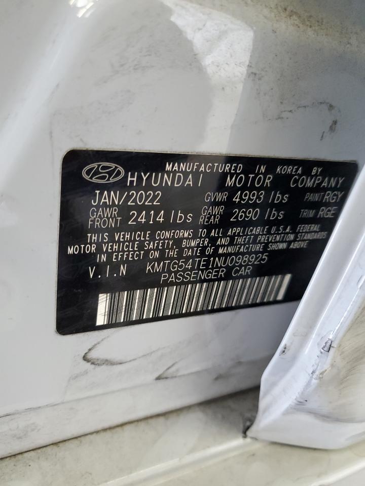 2022 Genesis G70 Base VIN: KMTG54TE1NU098925 Lot: 80905635