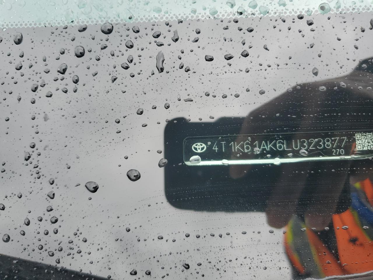 2020 Toyota Camry Xse VIN: 4T1K61AK6LU323877 Lot: 83964045