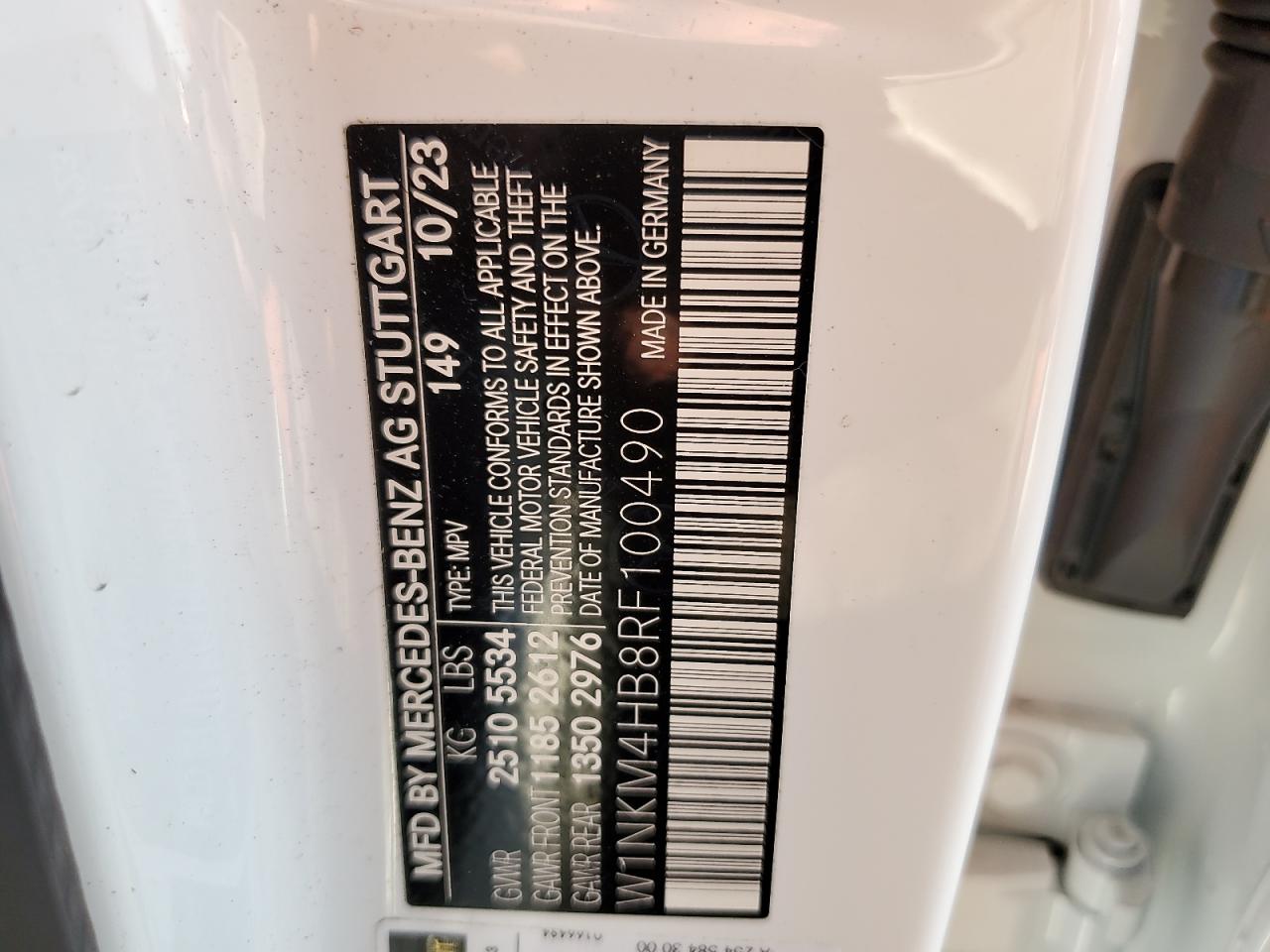 2024 Mercedes-Benz Glc 300 4Matic VIN: W1NKM4HB8RF100490 Lot: 80877965