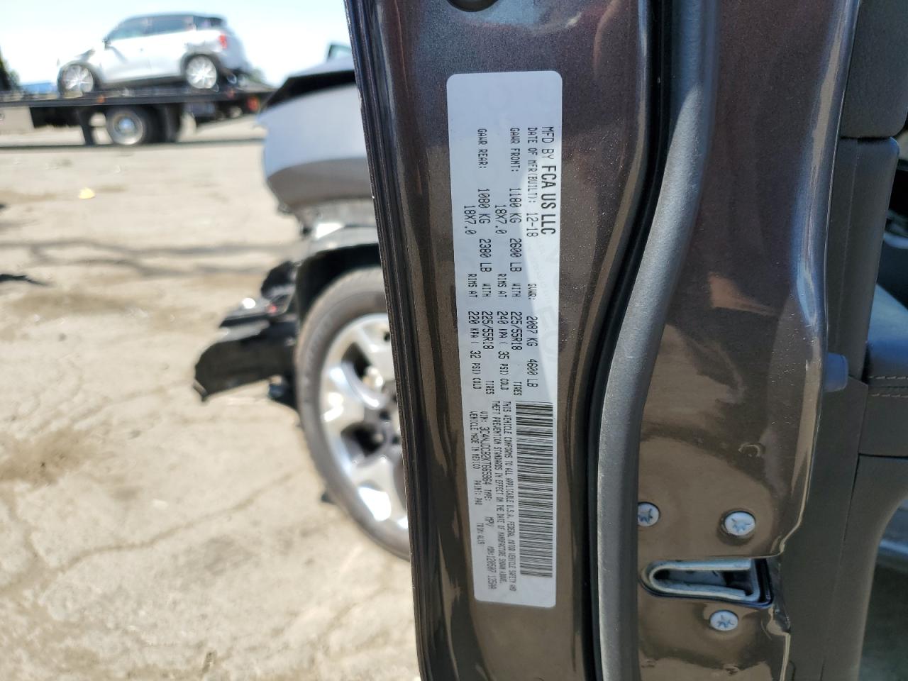 2019 Jeep Compass Limited VIN: 3C4NJDCB2KT665964 Lot: 80157785