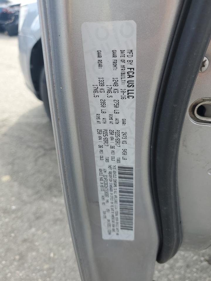 2017 Dodge Journey Sxt VIN: 3C4PDCBG3HT536597 Lot: 69964525