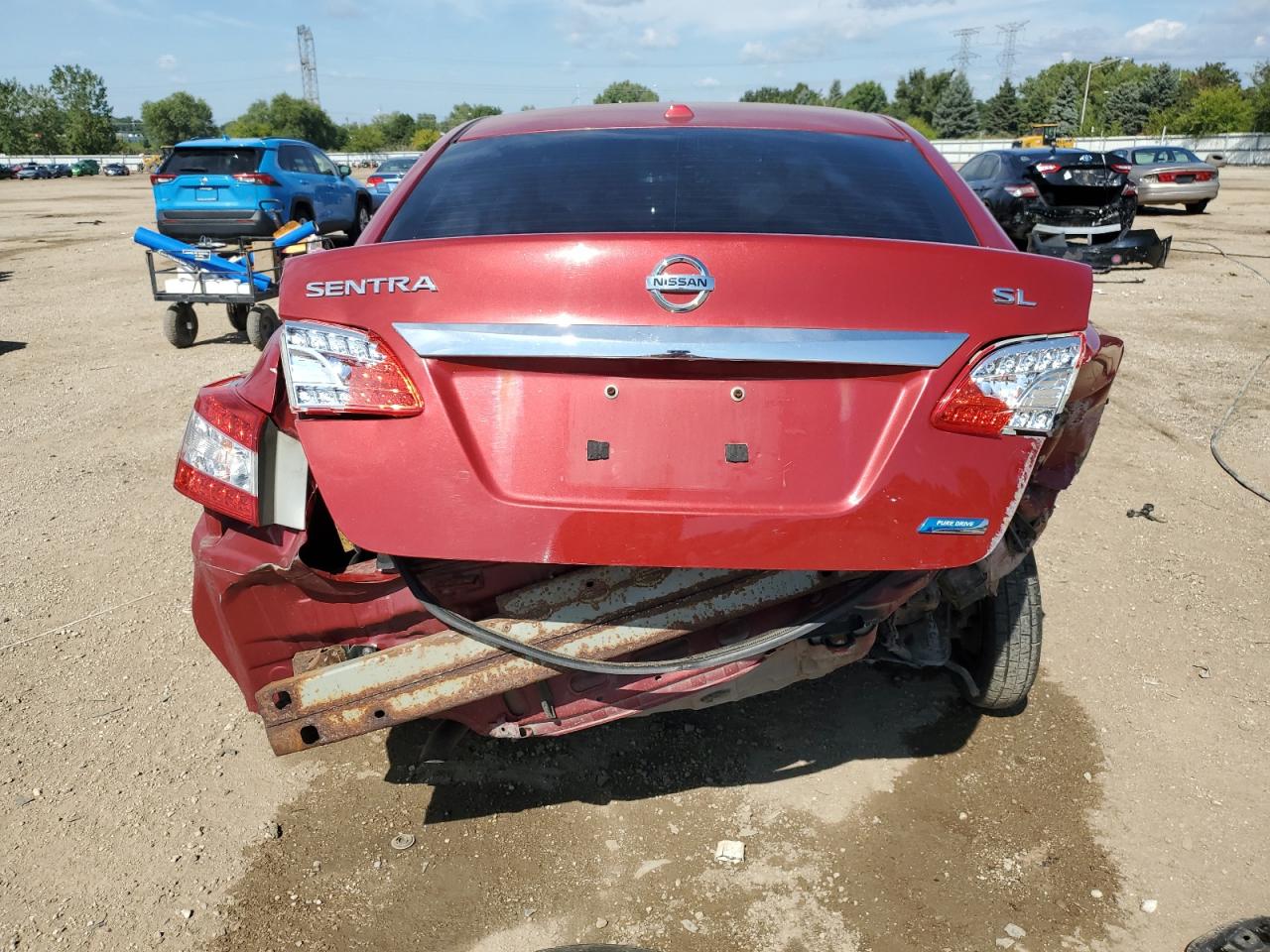 2013 Nissan Sentra S VIN: 3N1AB7AP3DL720035 Lot: 71007805
